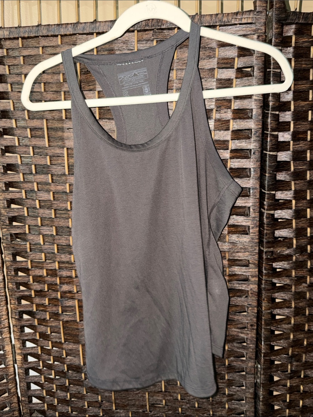 Patagonia Charcoal Gray Racerback Tank